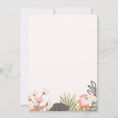 Bunco Party Girls Night Out Floral Modernes Skript Einladung (Rückseite)