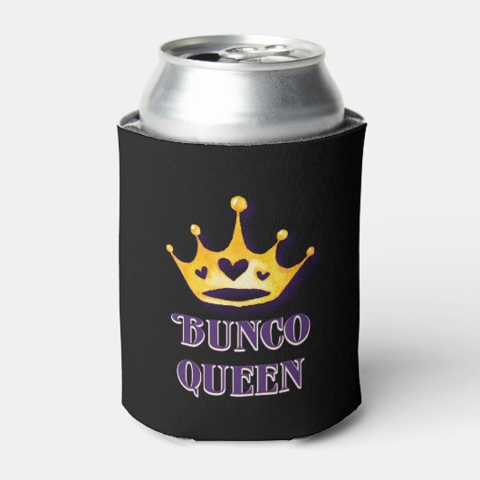 Bunco Player Bunco Queen Modern Fun Dosenkühler (Kanne Vorderseite)