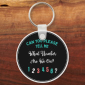 Bunco Player Funny Game Night Schlüsselanhänger (Vorderseite)