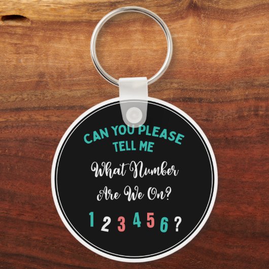 Bunco Player Funny Game Night Schlüsselanhänger (Vorderseite)