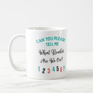 Bunco Player Funny Welche Nummer haben wir?Grau Kaffeetasse
