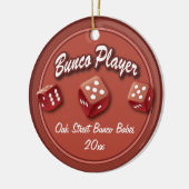 Bunco Player Group Keramikornament (Links)