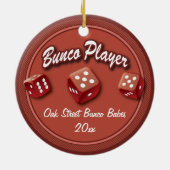 Bunco Player Group Keramikornament (Hinten)