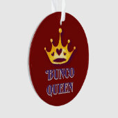 Bunco Player Queen Ornament (Vorderseite)