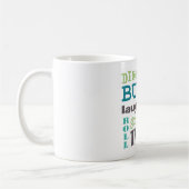 Bunco Player Typografie Kaffeetasse (Links)