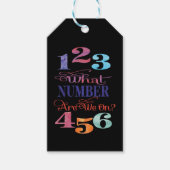 Bunco Player - Welche Nummer haben wir? Geschenkanhänger (Vorderseite)