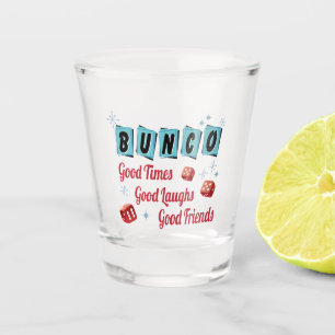Bunco Player Würfel guter Freund Schnapsglas