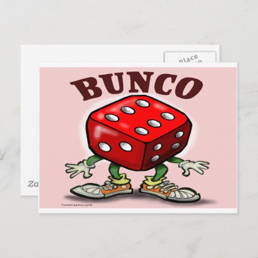 Bunco Postkarte (Vorne/Hinten)