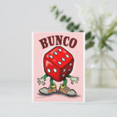 Bunco Postkarte (Stehend Vorderseite)
