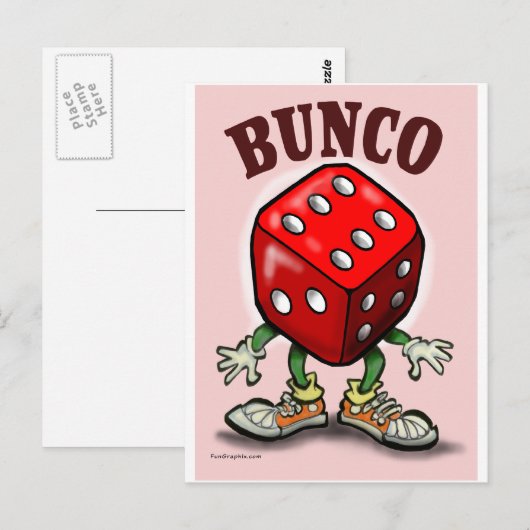 Bunco Postkarte (Vorne/Hinten)