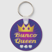 Bunco Queen Crown and Dice Schlüsselanhänger (Vorderseite)