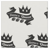 Bunco Queen Crown und Dice Ribbon Stoff (Nahaufnahme)