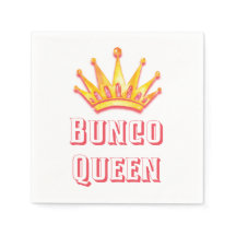 Bunco Queen Gold Pink Crown Wasserfarbe