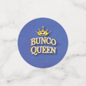 Bunco Queen Party Girls Night Konfetti (Klein Vorderseite)