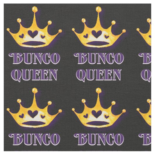 Bunco Queen Player Black Stoff (Nahaufnahme)