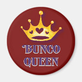 Bunco Queen Royal Crown Red Magnet (Vorne)