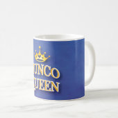 Bunco Queen Yellow Heart Crown Kaffeetasse (VorderseiteRechts)