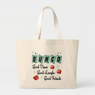 Bunco Retro-Typografie-Partybedarf Jumbo Stoffbeutel