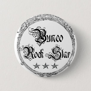 bunco Rockstar Button