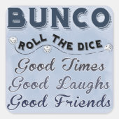 Bunco Roll the Dice Sticker (Vorderseite)