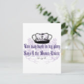 bunco - Sie können sich in meiner Herrlichkeit son Postkarte (Stehend Vorderseite)