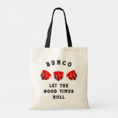 Bunco-Spielabend Tragetasche (Rückseite)