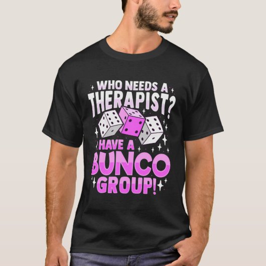 Bunco Spieldesign für Bunco Babes T-Shirt (Vorderseite)