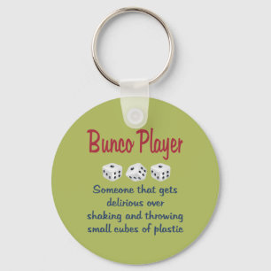 Bunco Spieler - Definition Schlüsselanhänger