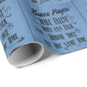 Bunco Spieler haben Talent mit Krone Geschenkpapier (Rolleneckpunkt)