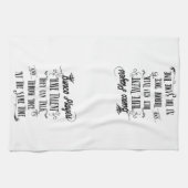 Bunco Spieler haben Talent mit Krone Küchentuch (Horizontal)