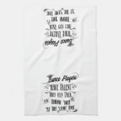 Bunco Spieler haben Talent mit Krone Küchentuch (Vertikal)