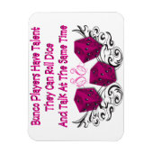 Bunco Spieler haben Talentmagneten Magnet (Vertikal)