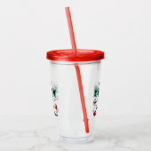 Bunco Spieler-Monogramm-gute Freunde Acryltrinkbecher (Links)