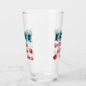Bunco Spieler-Retro gute Freunde Glas (Links)