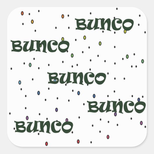 Bunco Stickers (Vorderseite)