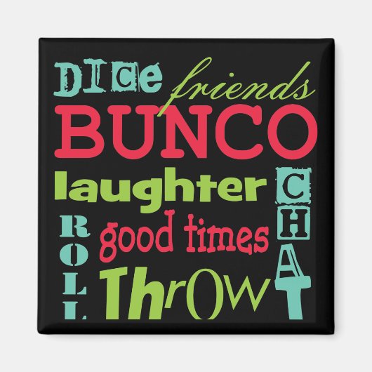 Bunco Subway Art Design by Artinspiriert Magnet (Vorne)