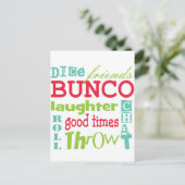 Bunco Subway Art Design by Artinspiriert Postkarte (Stehend Vorderseite)