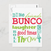 Bunco Subway Art Design by Artinspiriert Postkarte (Vorne/Hinten)