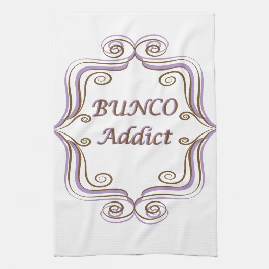 Bunco Süchtiger Handtuch (Vertikal)