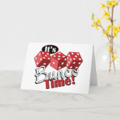 Bunco TIme Karte (Gelbe Blume)