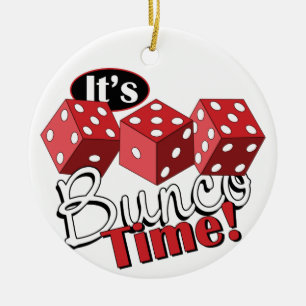 Bunco TIme Keramik Ornament