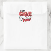 Bunco TIme Quadratischer Aufkleber (Tasche)