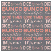 Bunco U-Bahn Art Grau Pink Neuheit Fabrik Stoff (Muster)