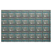 Bunco U-Bahn Art Novelty Blue Green Muster Fabric Stoff (Fat Quarter (45,7 x 55,9 cm))