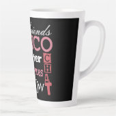 Bunco U-Bahn Art Pink Schwarze Freundlichkeit Milchtasse (Rechts)