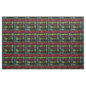 Bunco U-Bahn Kunstwerk Stoff (Fat Quarter (45,7 x 55,9 cm))
