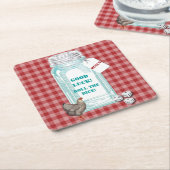 Bunco viel Glück-Rolle der Würfel-Land-Western Rechteckiger Pappuntersetzer (angewinkelt)