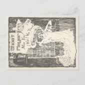 Bunco Vintag Ghost Player Postkarte (Rückseite)