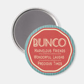 Bunco Vintage Emblem Magnet (Vorderseite/Rückseite)