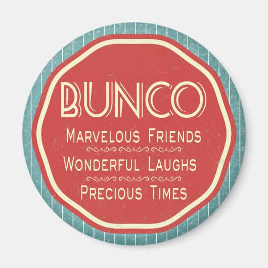 Bunco Vintage Emblem Magnet (Vorne)